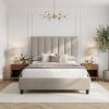 Celine custom upholstered bed by BOKO Designs