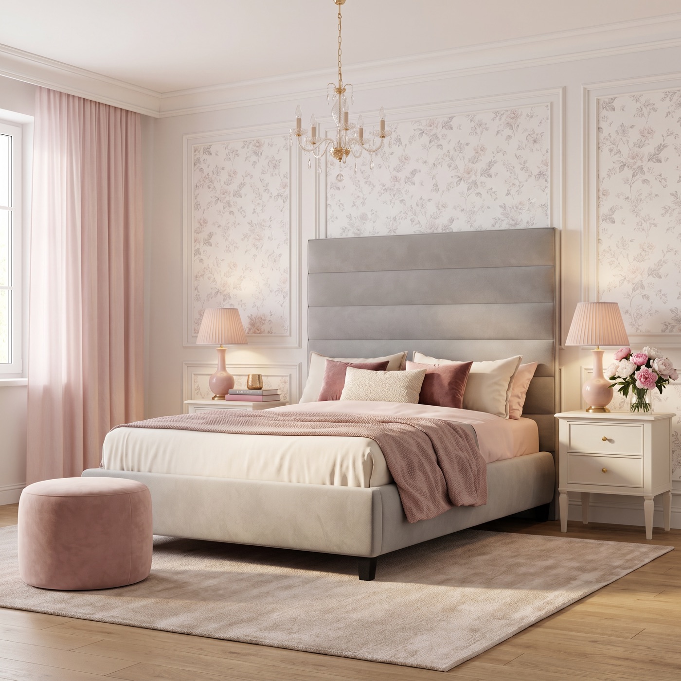 Alex custom upholstered bed by BOKO Designs