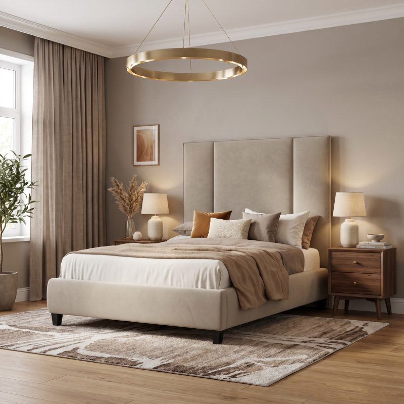 Katherine custom upholstered bed by BOKO Designs