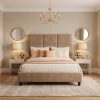 Lion custom upholstered bed by BOKO Designs