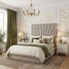 Sarah custom upholstered bed by BOKO Designs