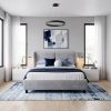 London custom upholstered bed by BOKO Designs