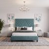 Monaco custom upholstered bed by BOKO Designs