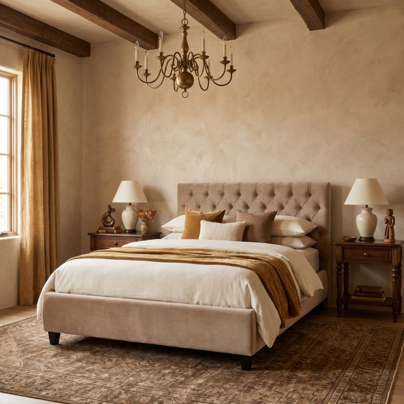 Rio custom upholstered bed by BOKO Designs
