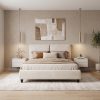 Rome custom upholstered bed by BOKO Designs